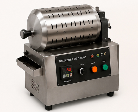 Tostadora para muestras de cacao con termostato digital