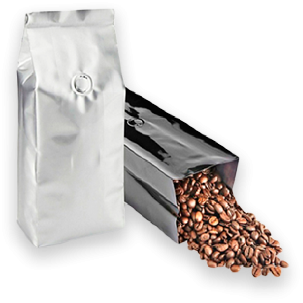 BOLSA TRILAMINADAS CON FUELLE CON VALVULA