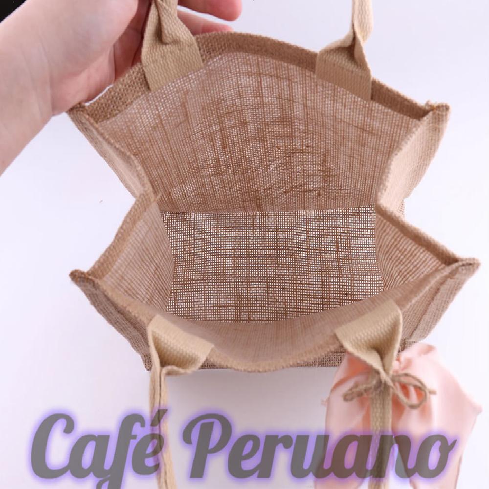 Bolso de yute de personalizable
