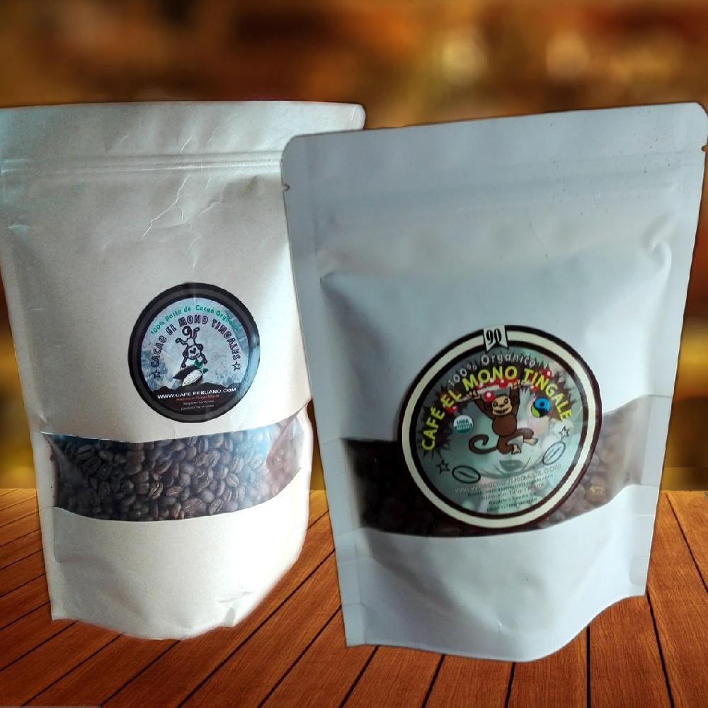 CAFÉ EN GRANO TOSTADO MONO TINGALES 500GR
