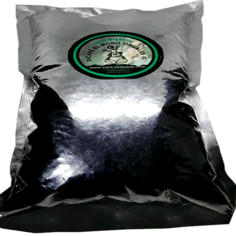 Café Orgánico en Granos Tostado 1 kg