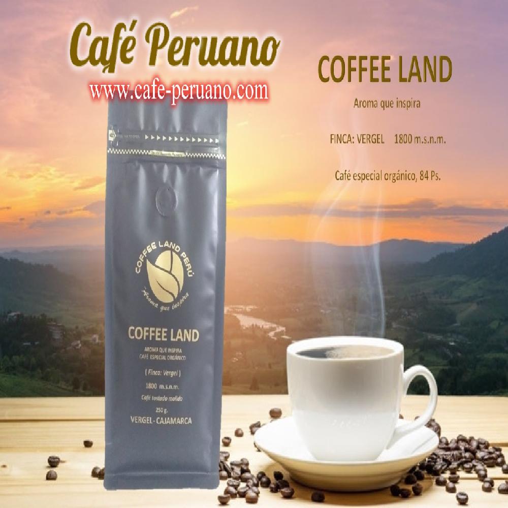 CAFE TOSTADO MOLIDO COFFEE LAND DE 250 GR