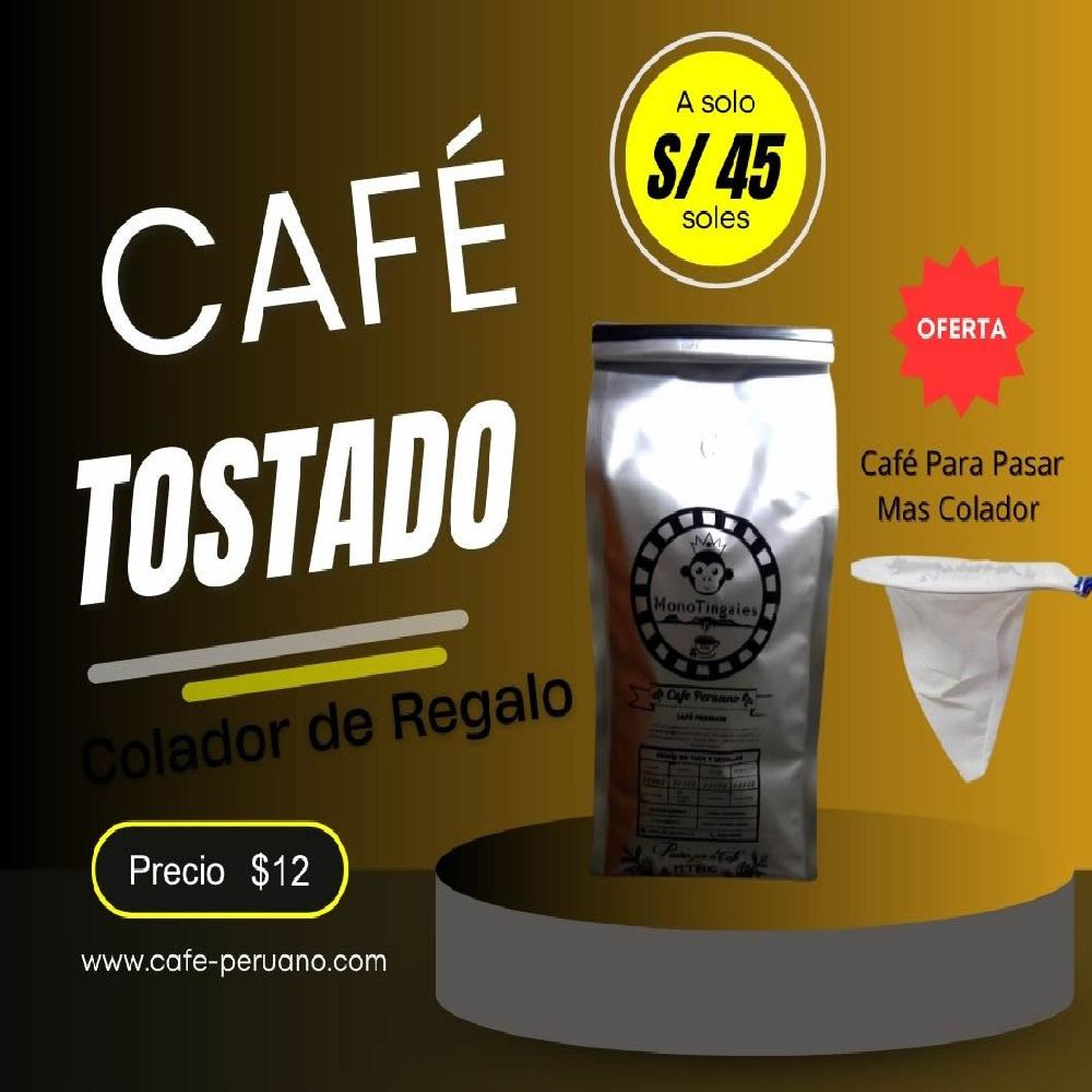 CAFE TOSTADO MOLIDO MONO TINGALES