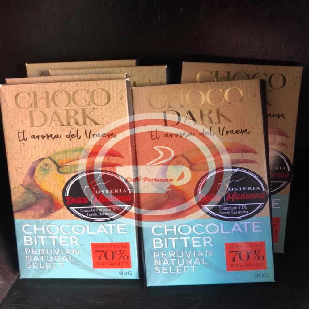 CHOCOLATE BITTER DE 70 POR CIENTO DE CHOCODARK DE 90 g