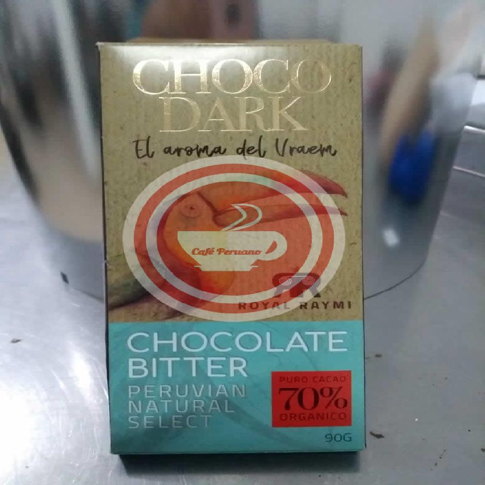 CHOCOLATE BITTER DE 70 POR CIENTO DE CHOCODARK DE 90 g