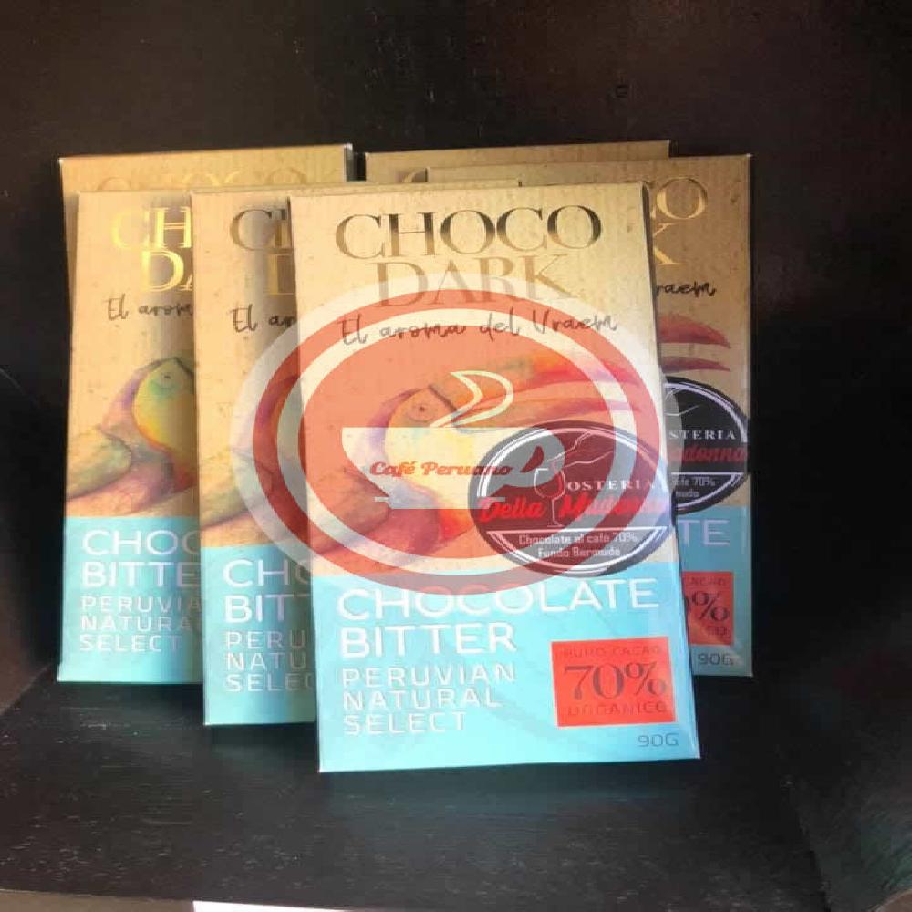 CHOCOLATE BITTER DE 70 POR CIENTO DE CHOCODARK DE 90 g