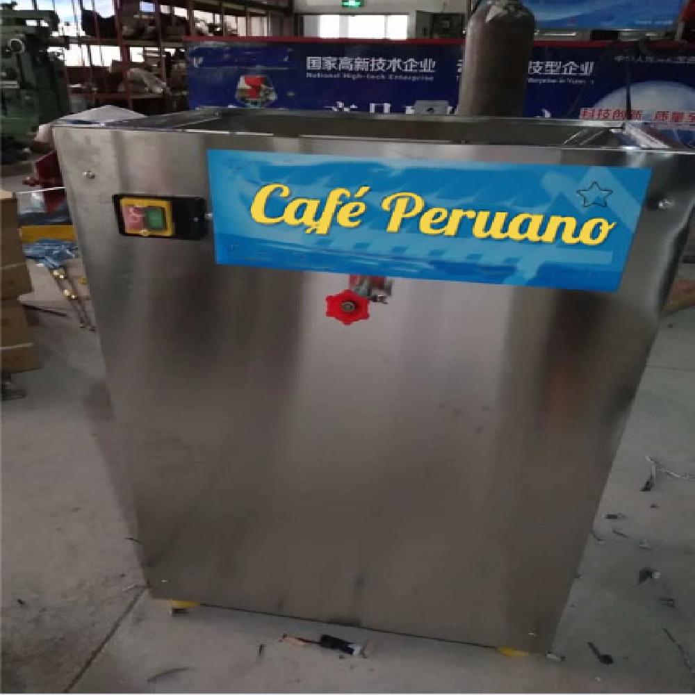 Descascaradora de granos de café secos