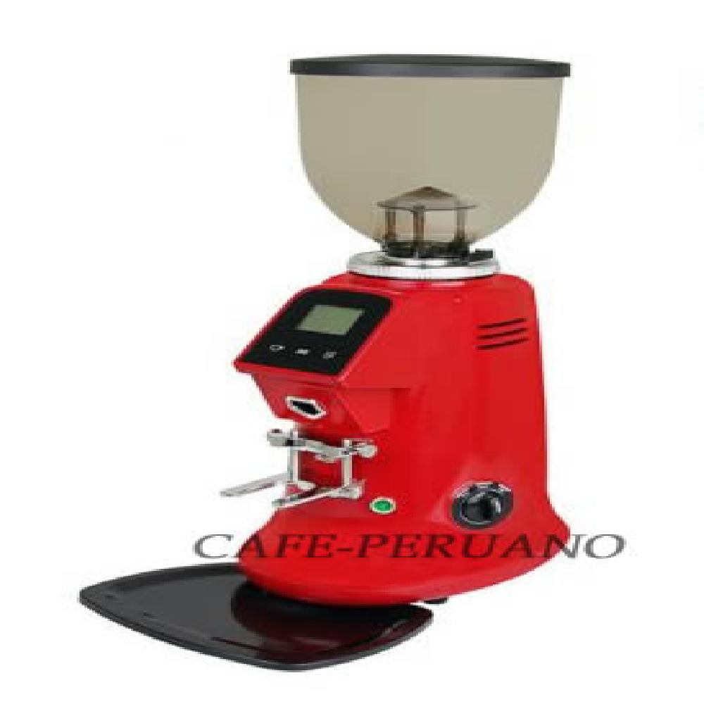 Molinillo de café con pantalla táctil para café exprés