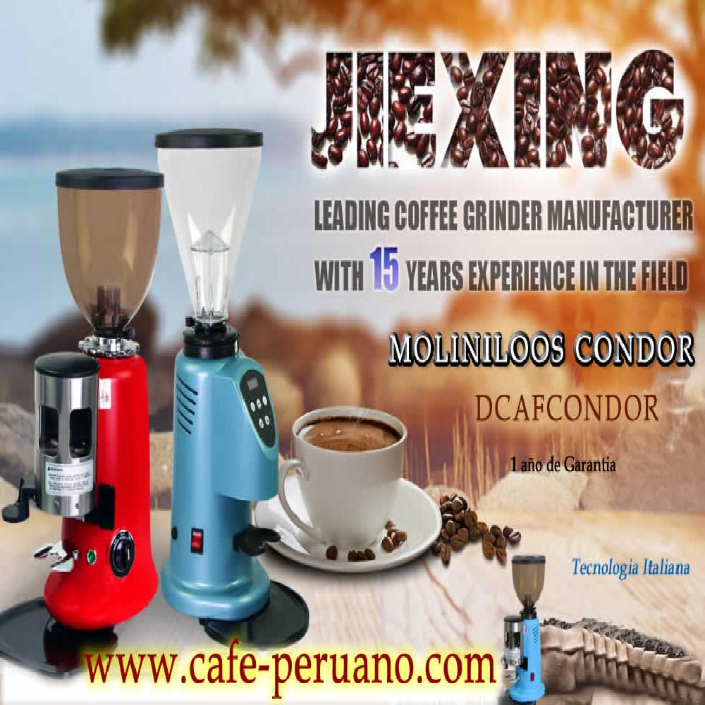 Molinillo de café con pantalla táctil para café exprés