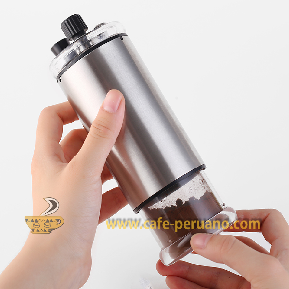 Molinillo de Café Manual Material De Acero Inoxidable Con juego Ajustable