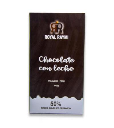 CHOCOLATE CON LECHE 50 POR CIENTO CACAO 90g
