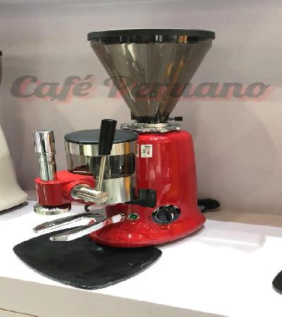 Molinillo de café con pantalla táctil para café exprés